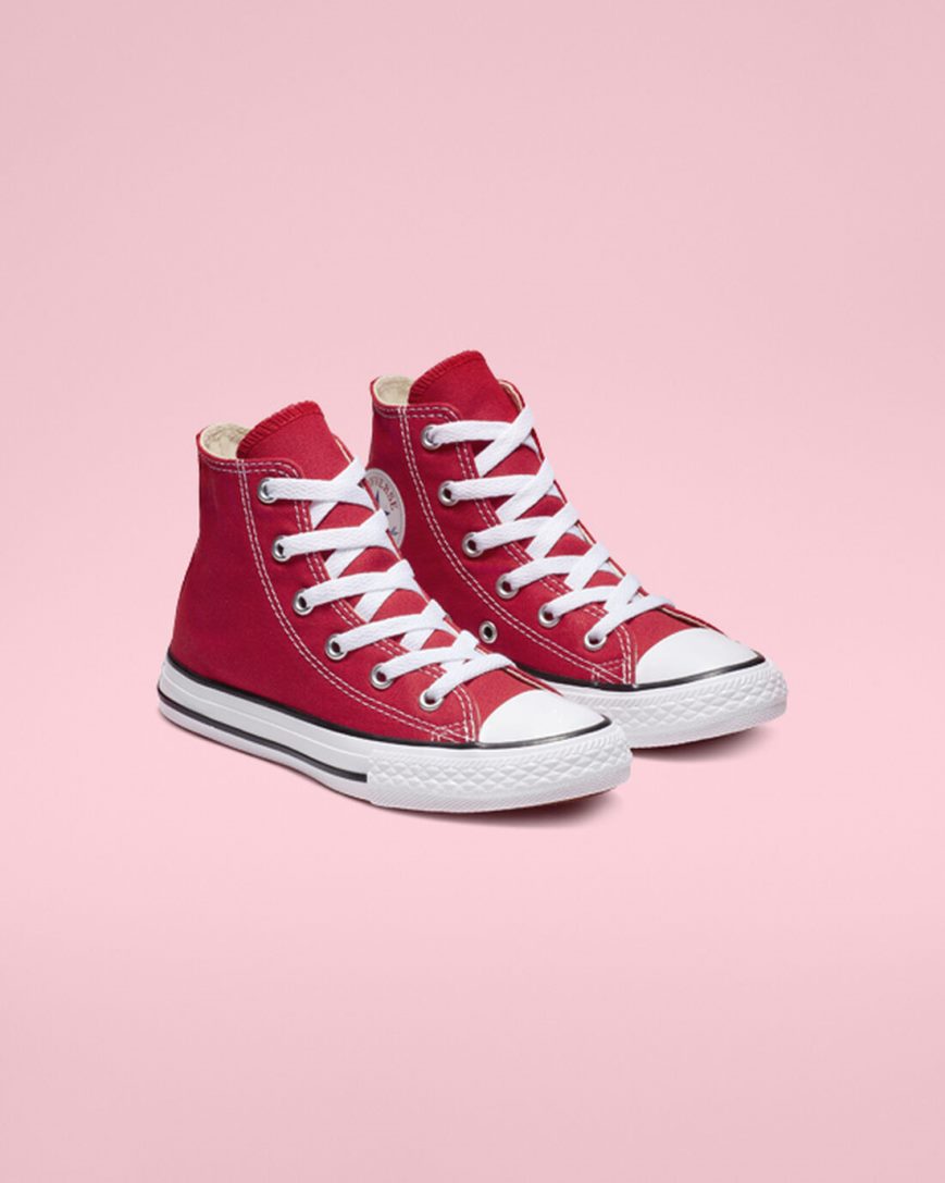 Tenisky Vysoke Converse Chuck Taylor All Star Klasické Dievcenske Červené | SK CEXHD6